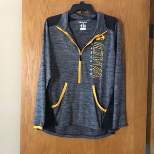 1/2 zip Iowa Hawkeye shirt